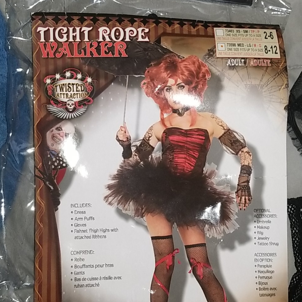 🎃💀TIGHT ROPE WALKER HALLOWEEN COSTUME